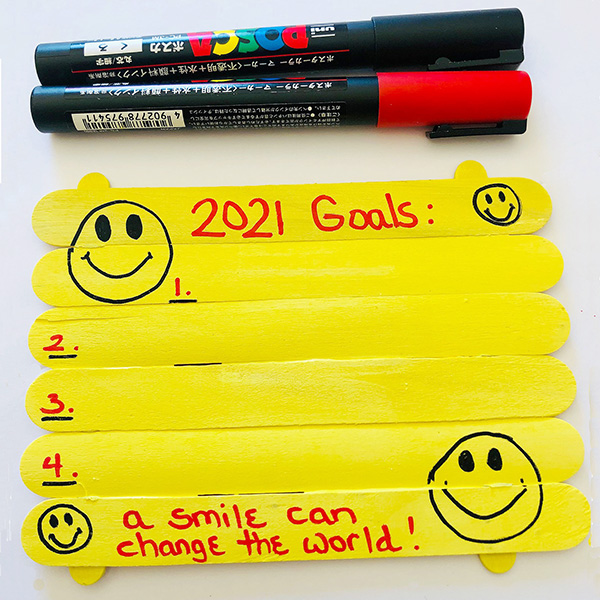 Student New Year's Goal Setting Activity