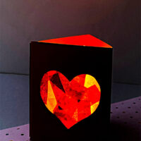 Valentine craft ideas: paper lantern