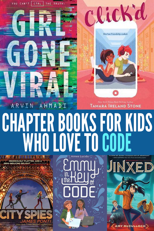 Coding Chapter Books for Kids (ages 8 to 18 years)