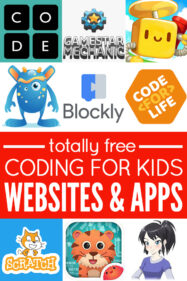 Free coding for kids websites and apps