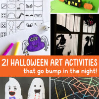 21 Halloween Art Activities for Kids