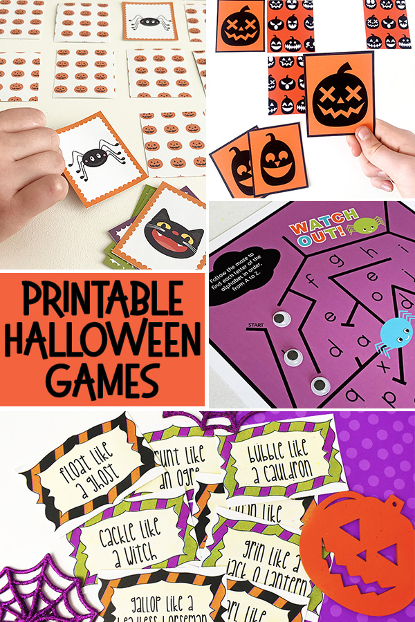 Free printable Halloween games