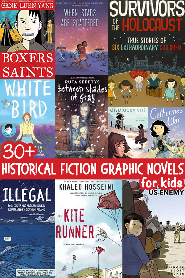 30+ Historical Fiction Graphic Novels for Kids