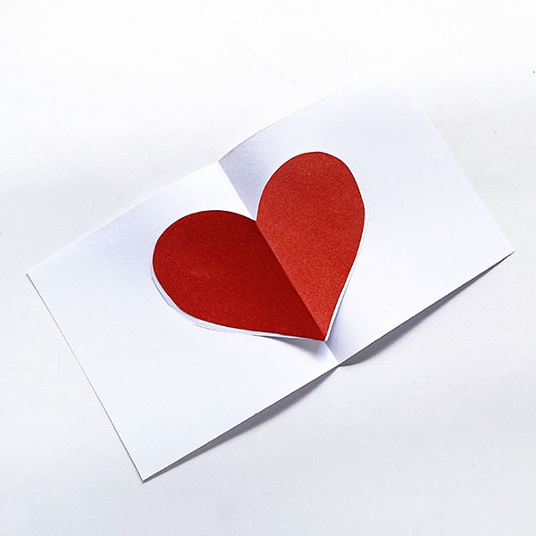 Valentine Pop Up Card Craft for Kids
