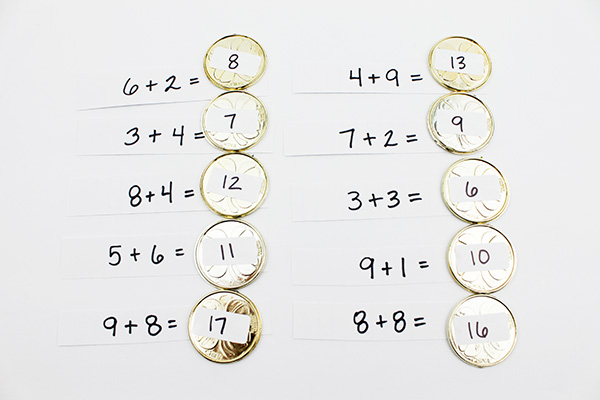 St Patricks Day Addition Math Game