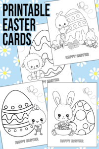 Free Printable Easter Colouring Cards