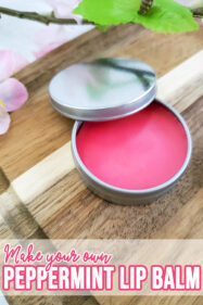 Make Your Own Peppermint Lip Balm