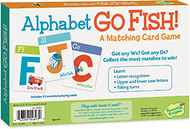 Alphabet Go Fish card game
