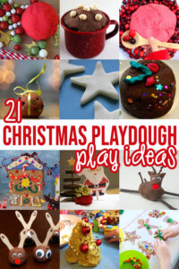 Christmas playdough play ideas