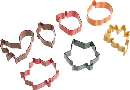 Fall cookie cutters