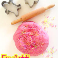 Textured Funfetti playdough recipe