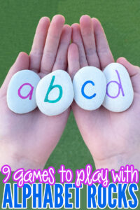 Games to play with DIY alphabet rocks