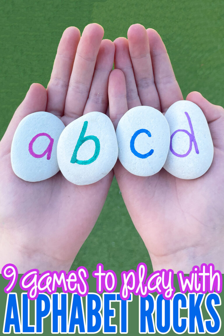 9 Alphabet Games to Play With DIY Alphabet Stones