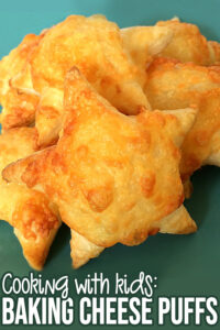Cheese Puff Recipe for cooking with kids
