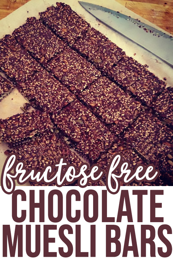Fructose free chocolate muesli bar recipe