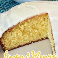 Lemon and Mango Yogurt Cake Recipe