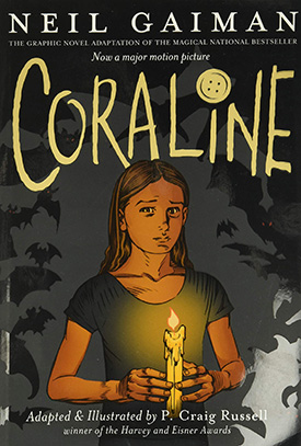 Coraline: scary graphic novels for tweens and teens