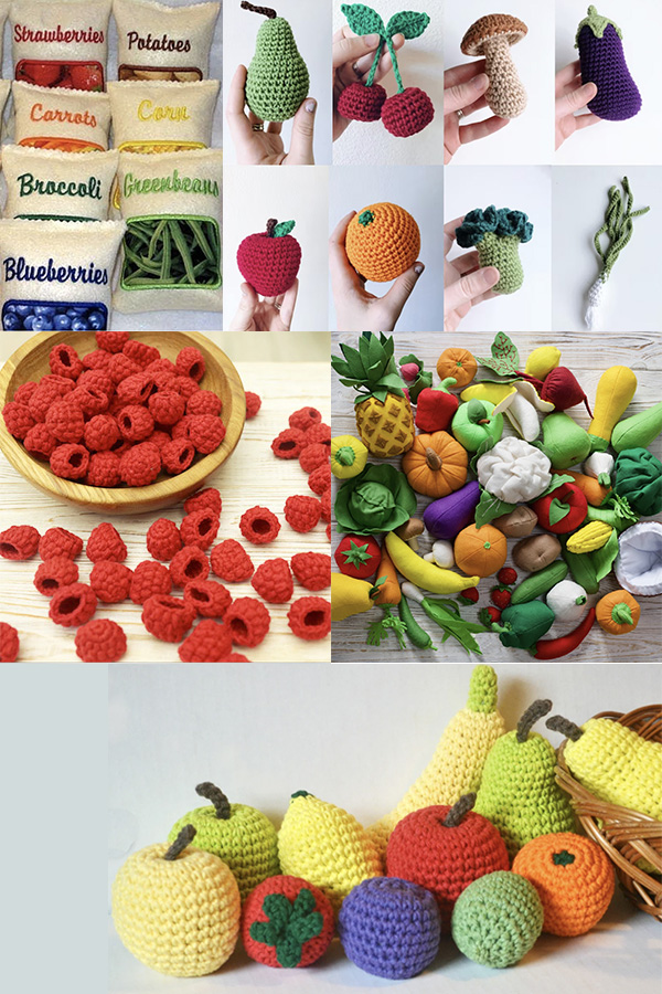 Pretend play fruit and vege