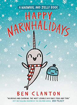 Happy Narwhalidays Christmas graphic novel for kids