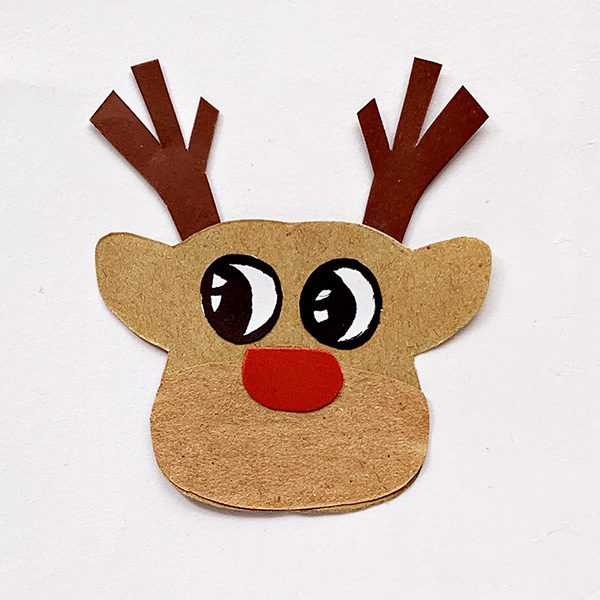 Reindeer bookmark for kids
