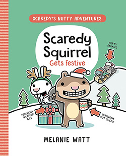 Scaredy Squirrel Gets Festive Christmas Graphic Novel for Kids