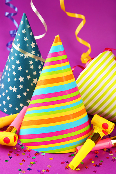 Birthday Party Games - party hats