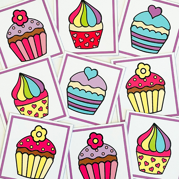Free Printables - Cupcake Matching Cards