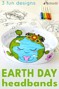 Earth Day Headband Craft for Kids