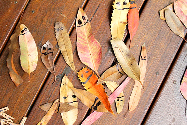 Leaf Puppets: Best Camping Activities for Kids
