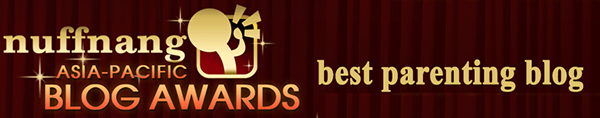 Asia Pacific Blog Awards Best Parenting Blog